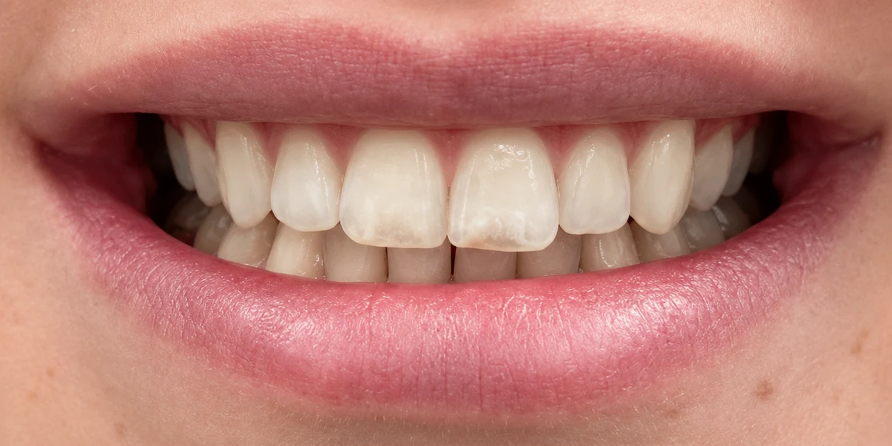 Before teeth whitening at OC Premier Dentistry in Laguna Hills, CA