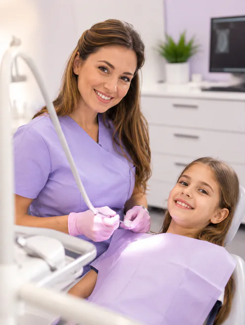 Dental hygiene visit at OC Premier Dentistry